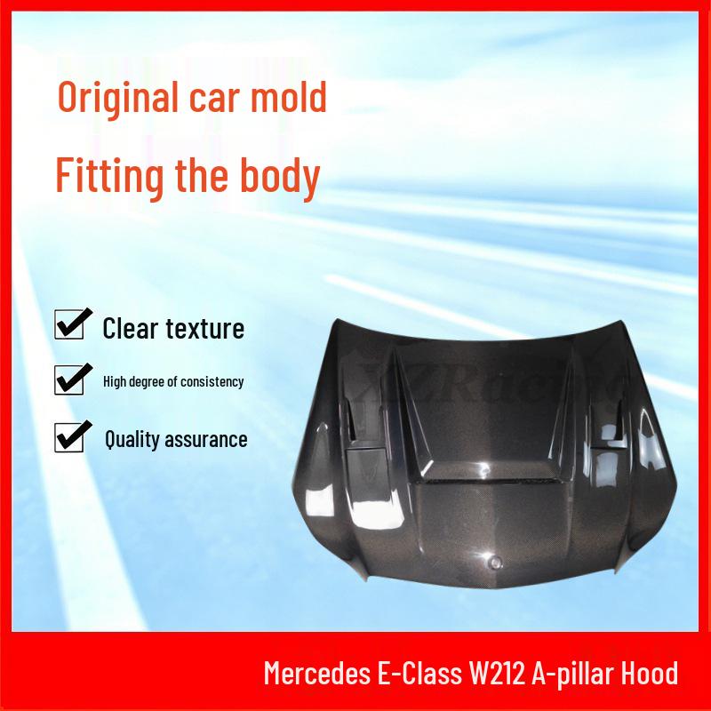 Mercedes-Benz E-Class W212 Facelift Carbon Fiber Hood