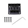 Durable 3string Fixed Guitar Bridge Replacement Parts for Cigarbox Electric Guitars(Black)