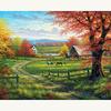 5D DIY Полный круглый Алмазная картина Пастбище Вышивка Крест Стежок Горный хрусталь
