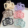 Candy Color Cat Bow Hair Clip Women Plastic Claw Clip Fashion Crab Hair Clip For Girls Sweet Hair Claw Hair Accessories