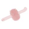 Dog Grooming Brush Pet Shampoo Bath Brush Soothing Massage Rubber Comb with Adjustable Ring Handle for Long Short Haired Cats Dogs