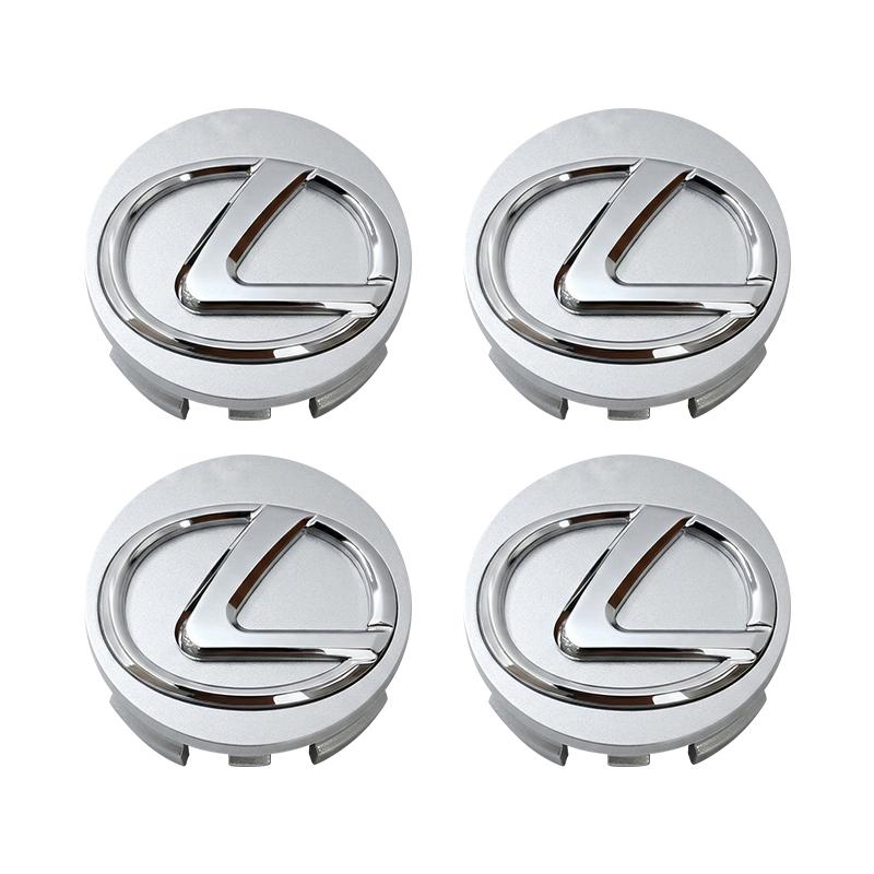 4Pcs Car Wheel Center Hub Cap Rim Cover Waterproof For Lexus IS250 IS200 CT200h GS300 LS430 RX450h LX570 IS300 ES RX LS
