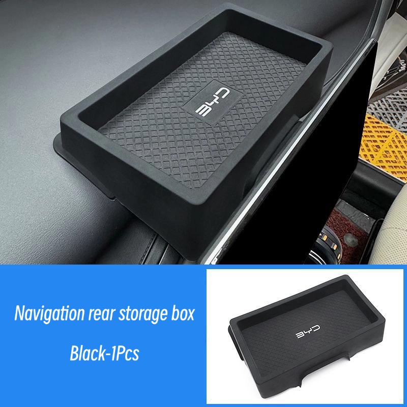 Car Instrument Screen Storage Box Central Navigation Screen Storage Box for BYD ATTO 3 YUAN Plus 2022 2023 2024