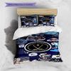 Hockey Romance Book Club Sticker Print 3 Pieces Duvet Cover Set Sports Book Theme Bedding Bedroom Home Decor Without Pillow Core