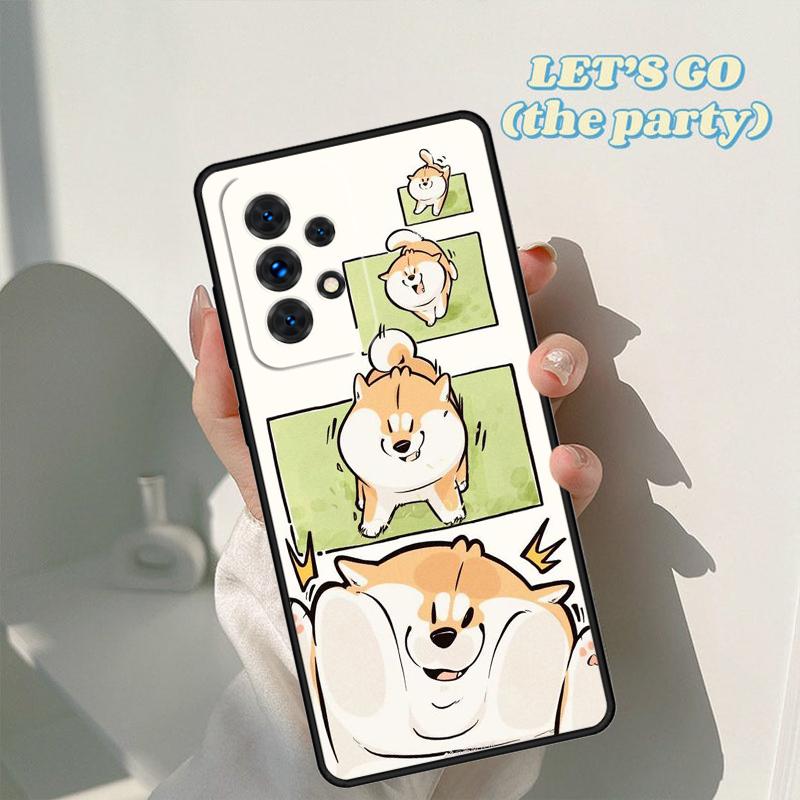 Чехол для телефона с изображением собаки Сиба-ину Для Samsung Galaxy A42 A31 A40 A51 A71 A32 A80 A91 A52 A72 A73 A20e A21S A50 A70 A11 A12