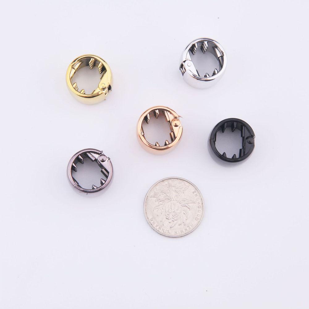 Цинк Сплав цинка Круглый Панк-стиль Мини Женская Мода Заколки для волос Зажимы для волос Клешни краба