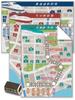Bath Route Map Bath Poster Set of 3 with Bath Mini Bath Route Tokaido Kyushu Tohoku Map B3 Educational Gift for Ages Made In Japan (Compatible Cars)
