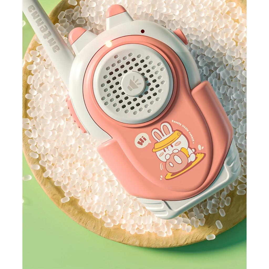 2PC Children's Walkie-talkies Wireless Cartoon Pagers Remote Intercom Outdoor Kids Toys Parent-child Interaction Education Game
