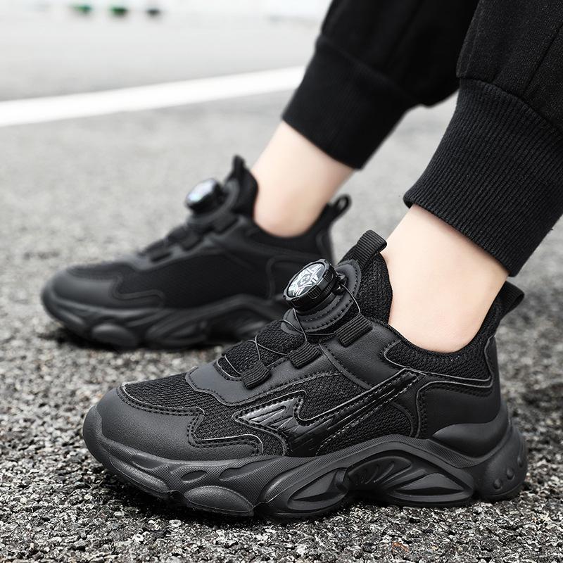 Boys 2025 Models, Medium and Older Children's Light Casual Sports Shoes, Girls' School Little White Shoes, Running Shoes, Light Models