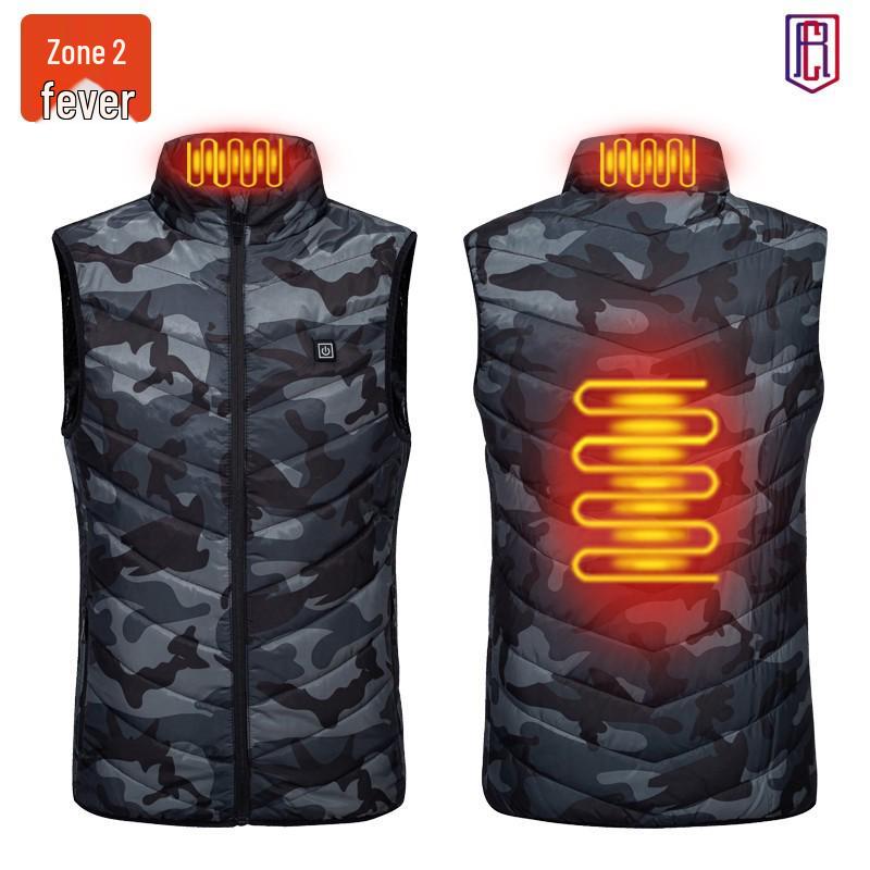 Smart USB Heated Vest: Unisex Winter/Autumn Thermal Wear with Constant Temperature Control