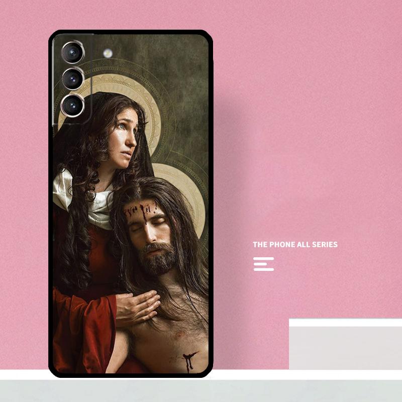 Чехол для телефона Дева Мария и Иисус для Samsung Galaxy S24 S26 Ultra S20 S21 S22 S23 S25 Plus S10 S25 FE Чехол Coque
