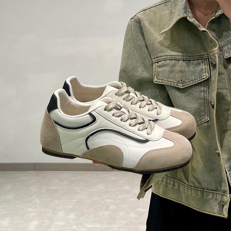 Версия из коровьей кожи~ Сочетание цветов, универсальная кожа, внутренняя высота, немецкие тренировочные кроссовки, женские кроссовки на мягкой подошве, спортивные кроссовки Форрест Гамп, повседневные и