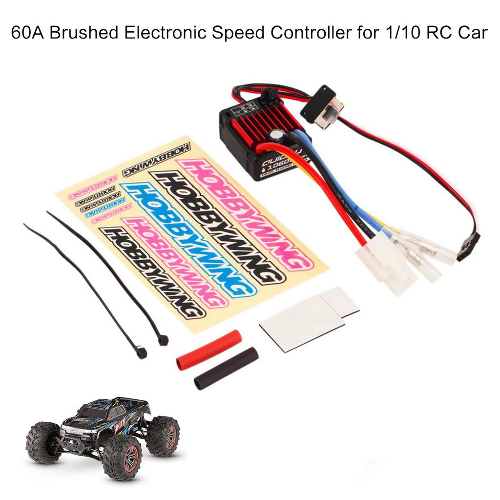 HobbyWing QuicRun 1060 60A Brushed Electronic Speed Controller ESC for 1/10 RC Car