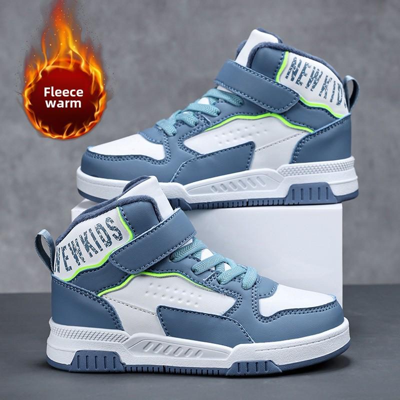 Высокие кеды для девочек с бархатной подкладкой: Коллекция осень/зима 2023 для детей