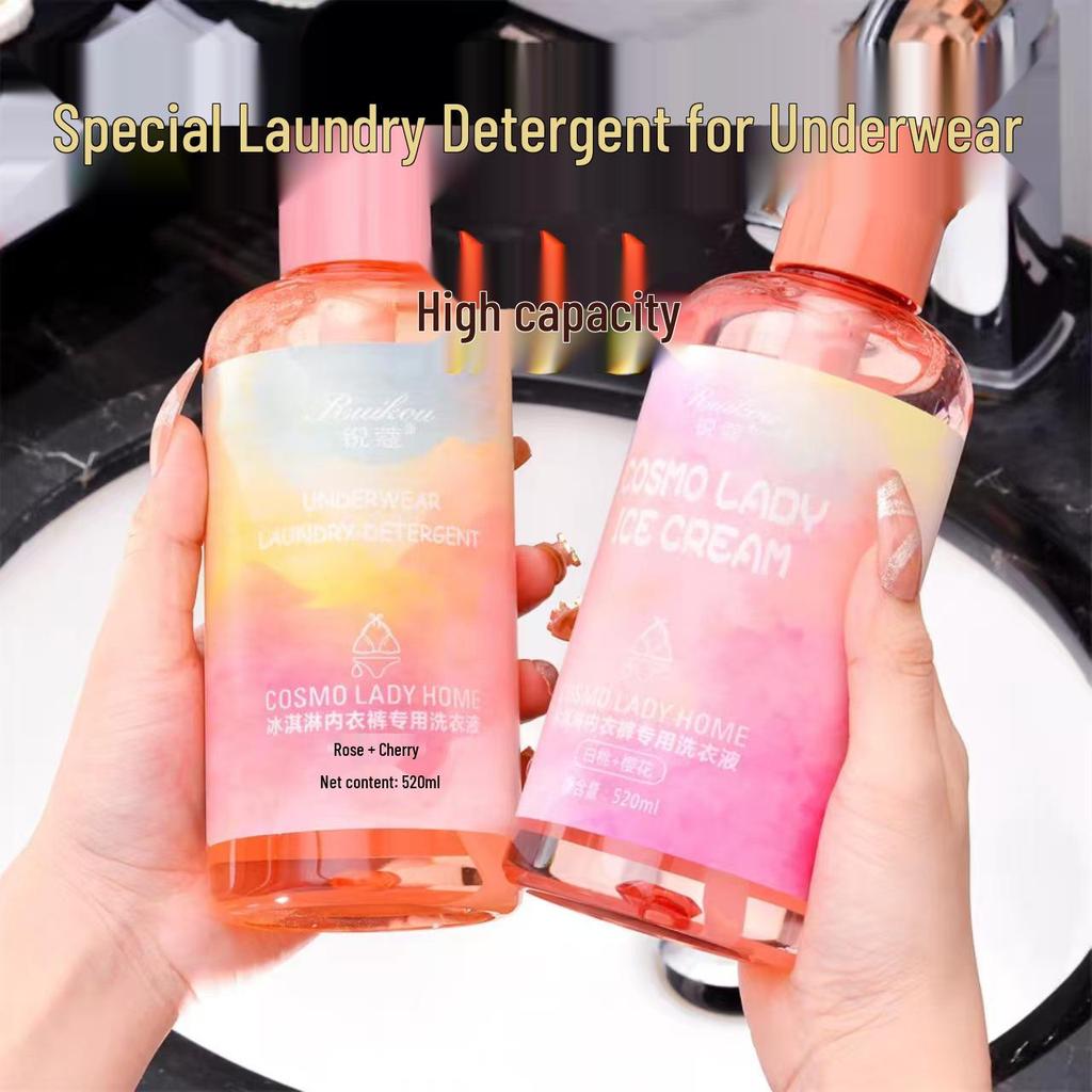 Антибактериальное средство для стирки Rui Kou для нижнего белья - Удаляет пятна и кровь, с долговременным ароматом.