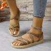 Women's Fashion Trend Strap Non-slip Wear Comfortable Soft Soled Flat Sandals