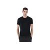 Emporio Armani Мужская футболка с коротким рукавом и круглым вырезом Черный 8N1T80-1J0AZ-0999