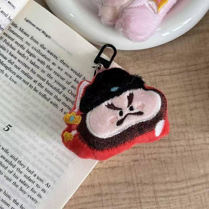 Китайский Традиционный Мифический Персонаж Подвеска Брелок Уникальный Счастливый для Подвешивания на Сумку Декор Ключей Автомобиля