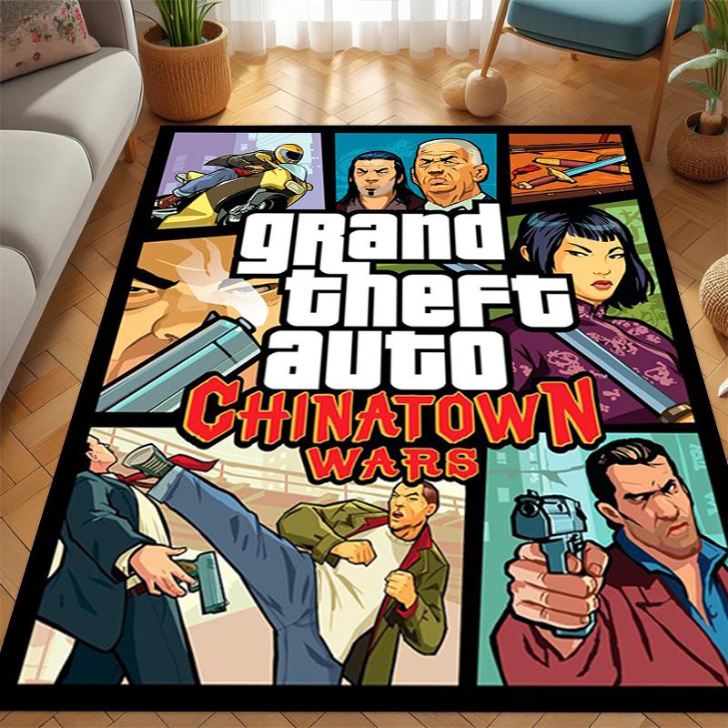 Urban Chaos Crime carpet printing Doormat Christmas gifts Bathroom mat Fashion