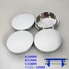 4pcs Automobile Modified Universal Hub Center Cap Automobile Hub Cap 56MM Wheel Cap Tire Center Cap Wheel Center Mark Blank Hub Center Cap Wheel Mark