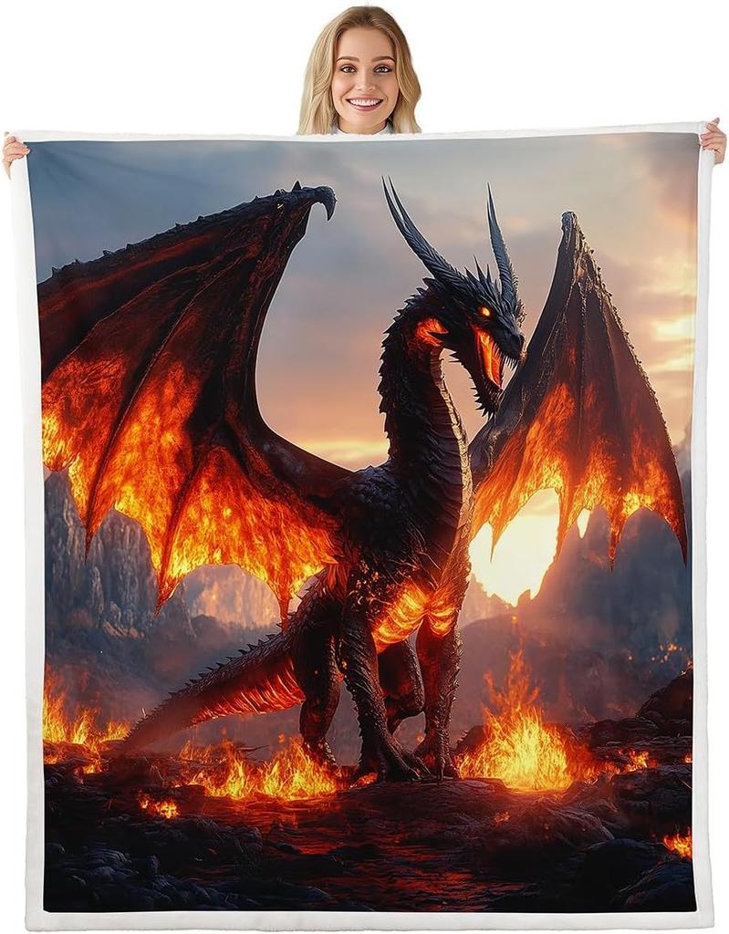 Красочное одеяло с динозаврами, мягкий флисовый плед, декор для детской комнаты, подарок для малыша, дизайн с мультяшными животными, домашний декор