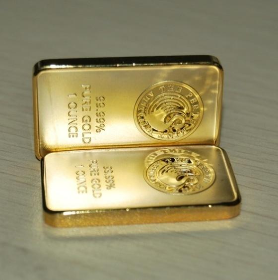 Памятный сувенир в виде слитка золота, 30 г