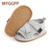 MYGGPP Spring Summer Baby Shoes Baby Sandals TPR Rubber Sole Toddler Sandals