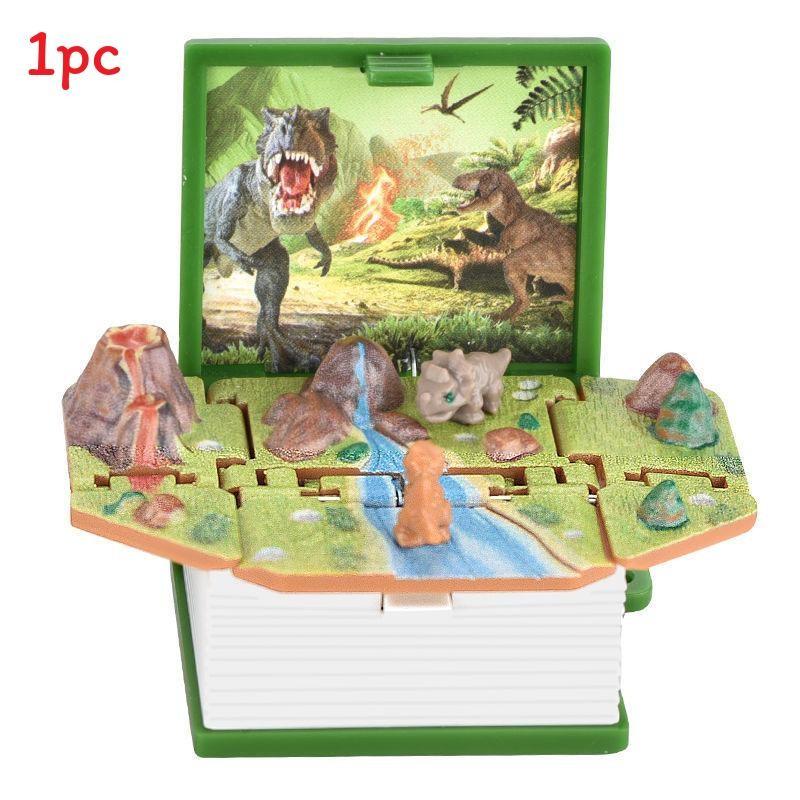 Брелок-брелок 3D Pop-Up Puzzle Book с сценой крепости для снятия стресса и в качестве креативного подарка