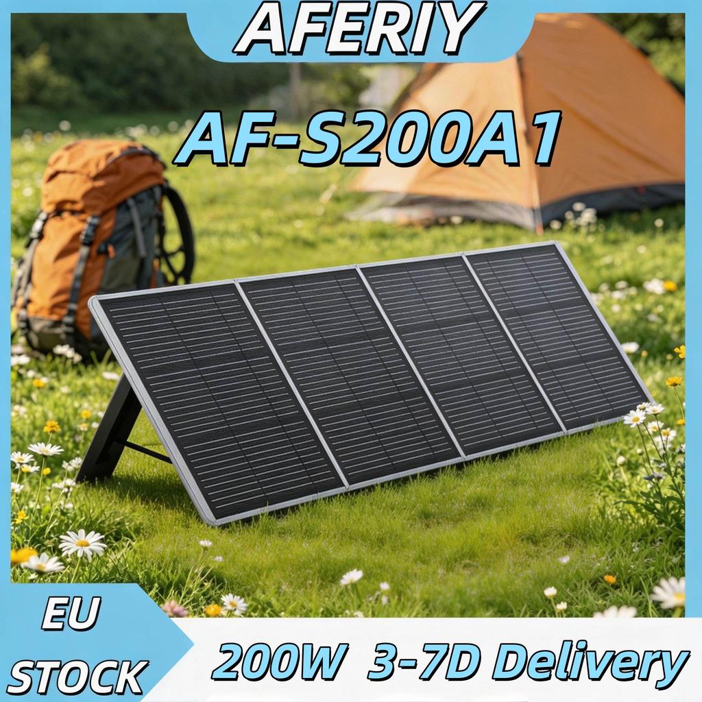 AFERIY AF S200A1 Portable Foldable Solar Panel, 23% Energy Conversion Rate, Adjustable Kickstand, Lightweight, Foldable