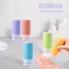 60 мл/90 мл Силиконовые многоразовые бутылочки Выдавливаемые для шампуня, геля для душа, лосьона, дорожные