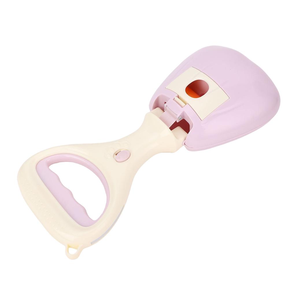 Portable Dog Pooper Scooper Ergonomic Handle Pet Travel Waste Pick Up Poop Scoop with Bag
