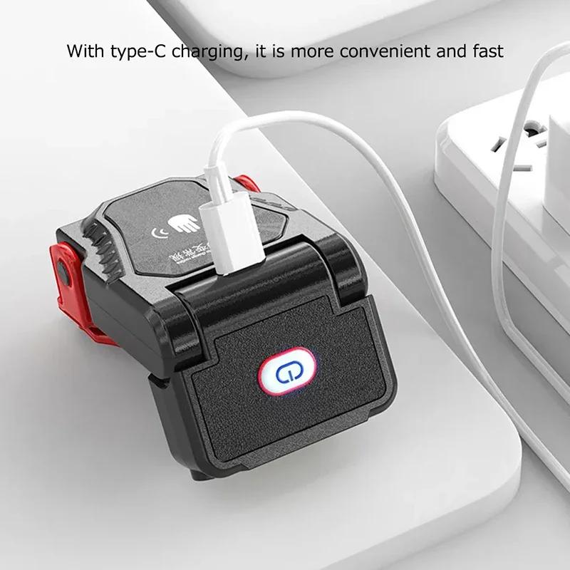 Светодиодный налобный фонарь с датчиком USB, перезаряжаемый через USB, супер яркий рыболовный налобный фонарь с регулируемым углом наклона для кемпинга, рабочий свет