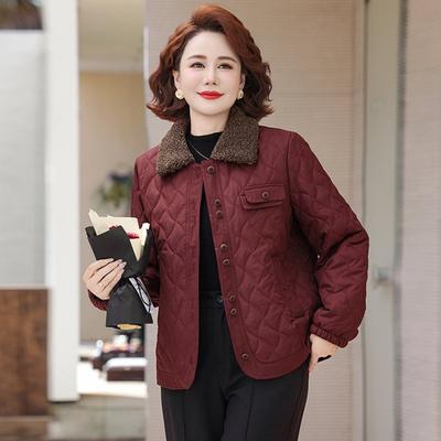 Осень и зима хлопковая теплая новая куртка средней длины свободного кроя