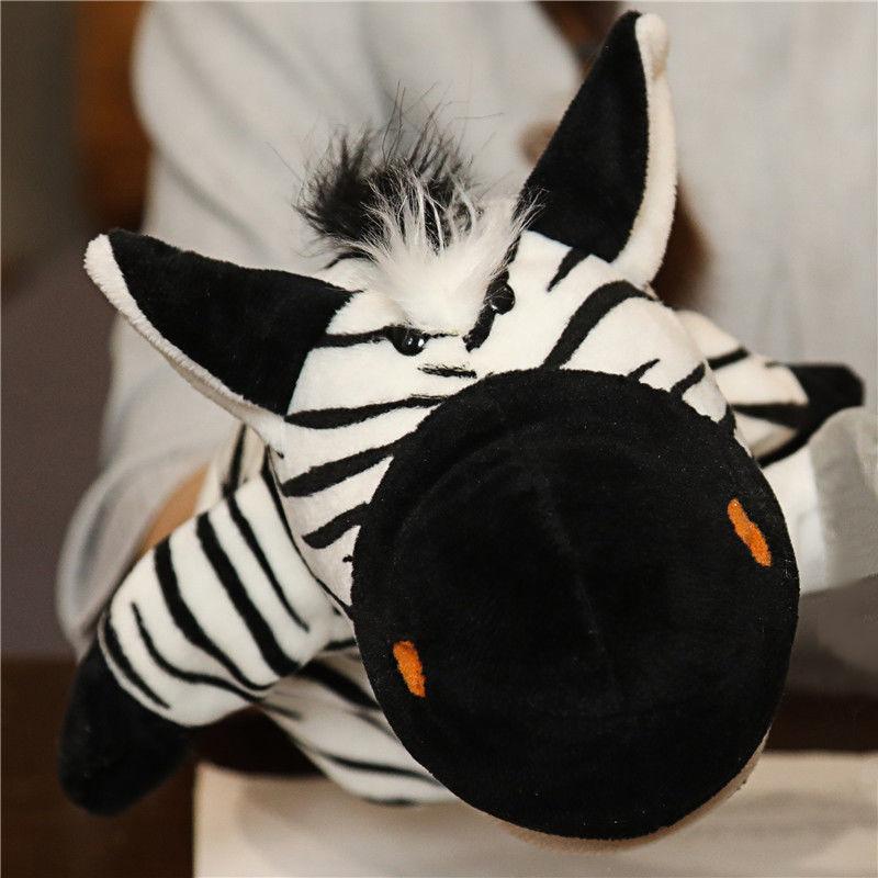 Stuffed Plush Animals Playthings Hand Finger Story Puppet Kawaii Dolls Learning Infant Playthings Duck Lamb Cow Dog Horse Kids Toy Gift Idea