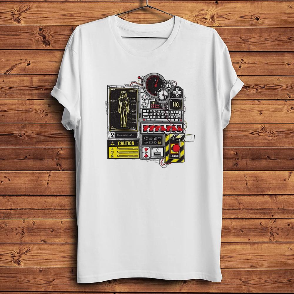 Male and Female Control Panel Funny TShirtUnisex Casual Short Sleeve Oneck Breathable Print TeeUnisex Streetwear Couple T Shirt