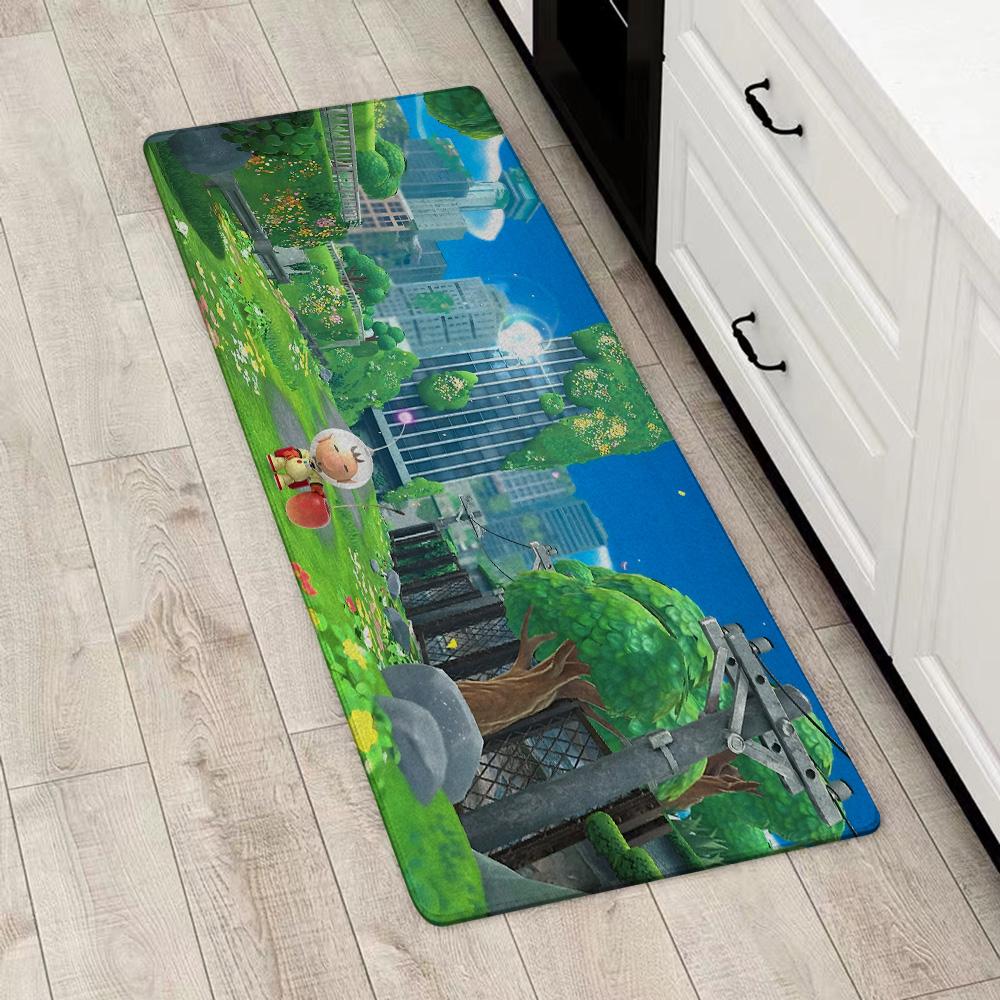 Entrance Front Door Doormat Cartoon PikminS Non-slip Kitchen Rug Living Room Rugs Balcony Bathroom Foot Mat Floor Mats Carpet