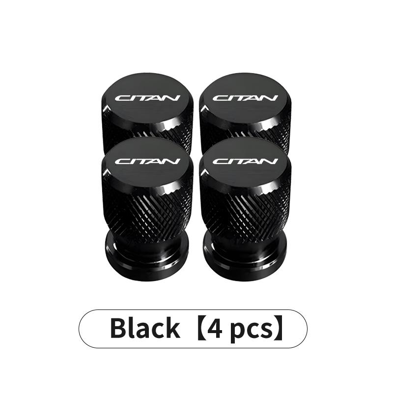 FFYE5 4PCS Car Tire Valve Caps Cover Aluminum Tire Wheel Stem Cap For Mercedes Benz W124 W203 W204 CITAN R CLASS SPRINTER V CLASS