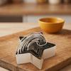 5pcs Stainless Steel Biscuit Cutter Molds With Handle Stars Shaped Cookie Cutters  Christmas