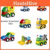 Название бренда Совместимо с Lego Крупные детали Креативный Инженерный автомобиль Сделай сам Строительный блок Игрушка Подарок для детей