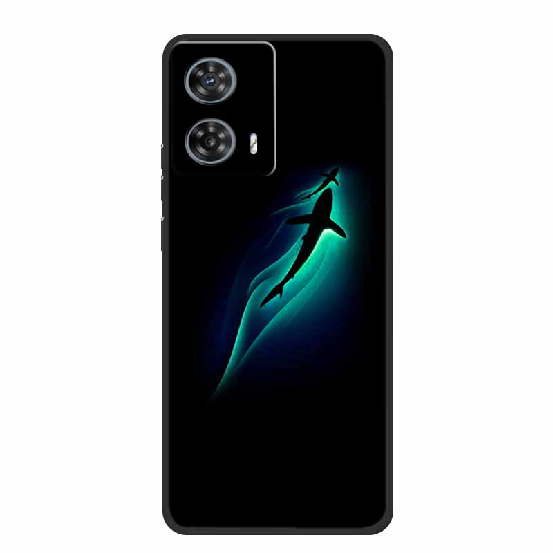 Phone Case For Moto Edge 50 Fusion Back Cover Case Shockproof Black Silicone Soft Funda For Motorola Edge 50 Fusion Case 6.7"