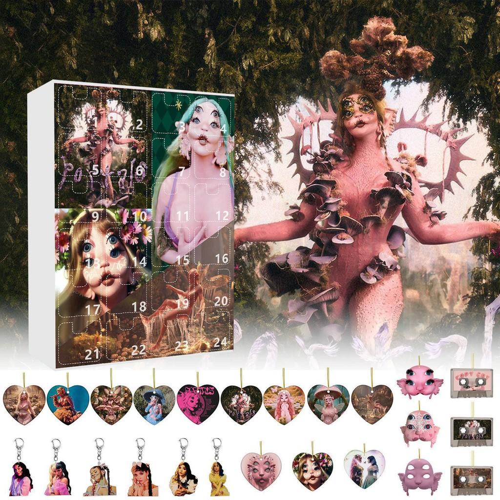 Мартинес 24 шт. Мелани Слепая коробка Рождественский подарок Фигурка Рождественский обратный отсчет Подвеска