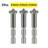 For Anycubic Kobra 3 Max Nozzle Hotend Kobra 3 Max Combo Quick Swap Nozzle Hardened Steel 0.4 0.6 0.8 Kobra 3 Max Accessories
