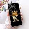 For Honor X5c Case Luxury Crown Letters Soft Slim Silicone Phone Cover For Honor X5 X5c Plus Fundas NLA-LX1 HonorX5c Plus Bumper