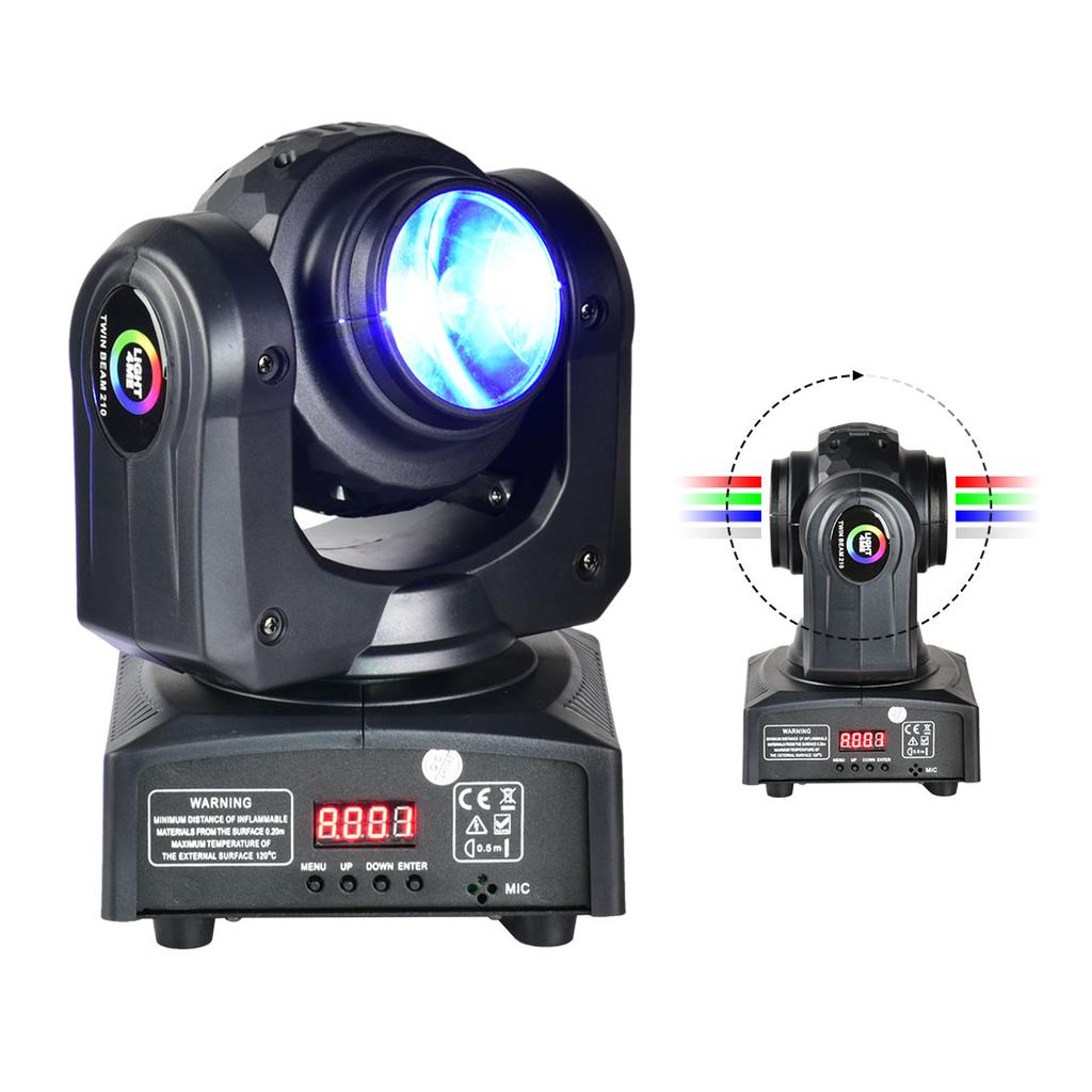 Light4Me Twin Beam 210 Mini Głowica Ruchoma Led Dwustronna