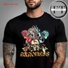 Baroness Red And Blue Spring Tour 2025 Range Twin Phoenix Of Death T Shirt Vintage Casual Breathable Unisex Stretched