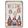 Добро пожаловать Металлические жестяные таблички Настенное украшение Винтажные художественные постеры Жестяная картина для мужской пещеры Дома Кафе Сада Гаража Клуба Бара