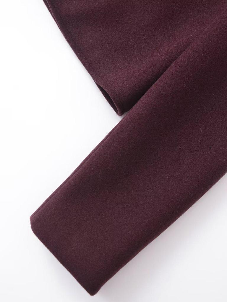 2024 Осень Женская Европейский и Американский Стиль Мягкая Короткая Куртка Пальто