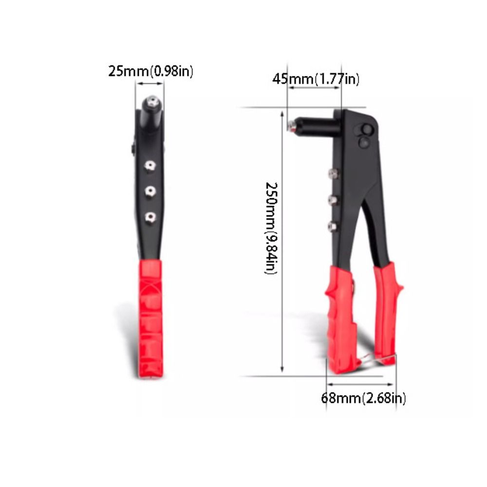 Manual Double Handle Riveter Set Steel Construction Blind Rivets Rivet Tool Home Fastening