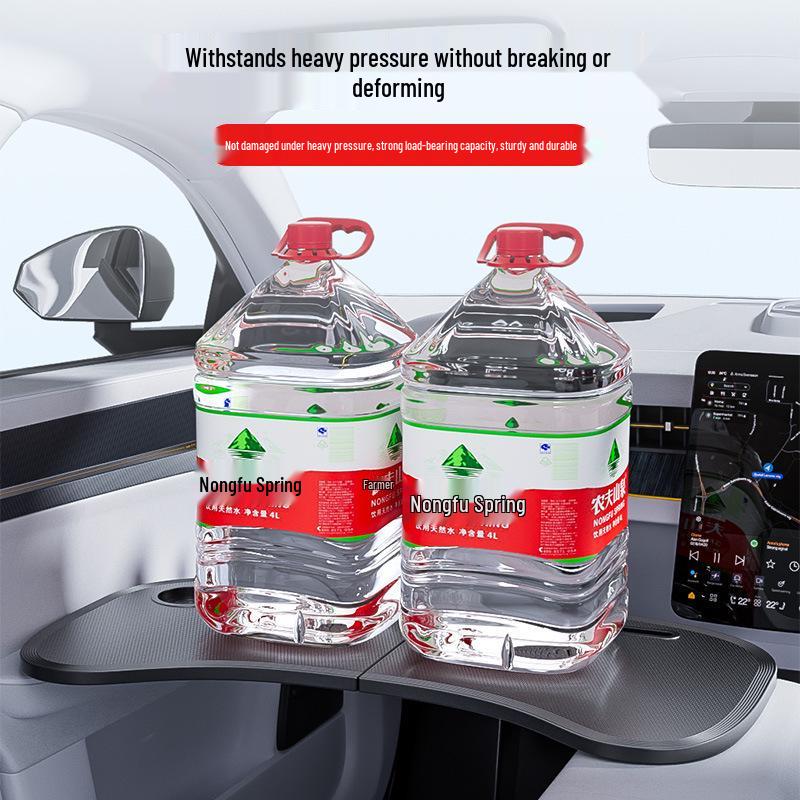 Многофункциональная подставка для салона автомобиля: Складной обеденный стол и компьютерный стол для передней консоли.