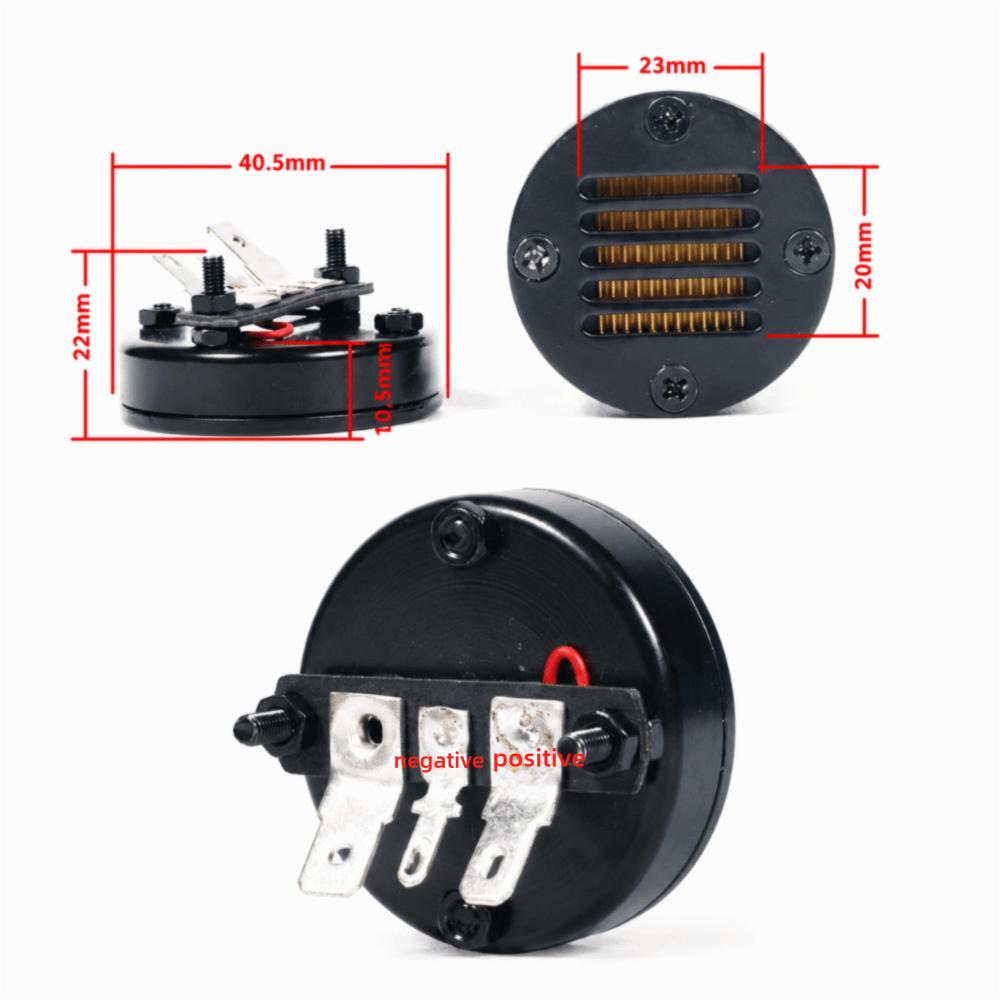 3KHz‑33KHz Super Tweeter Speaker Metal Shell AMT-40 Super Belt Type Tweeter for Home Car
